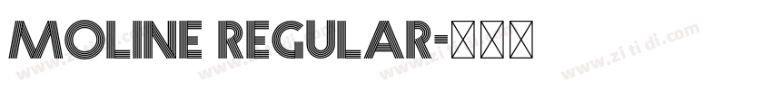 Moline Regular字体转换